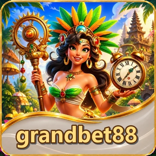 Kartu katalog grandbet88 menampilkan penjelasan singkat, versi/ukuran acuan paket inti, dan skor